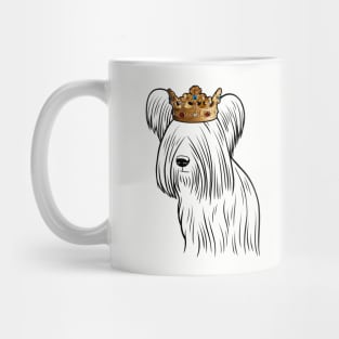 Skye Terrier Dog King Queen Wearing Crown Mug